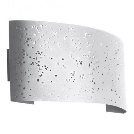 Kinkiety-do-salonu - biała ażurowa oprawa led z neutralnym światłem 5w 4000k 400lm 140° 03285 migo led 