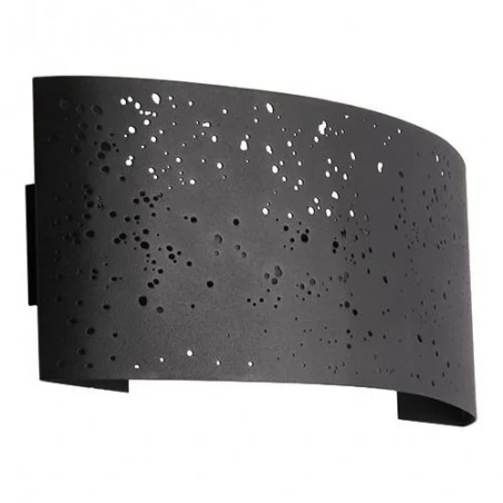 Kinkiety-do-salonu - czarna oprawa dekoracyjna led typu kinkiet 5w 4000k 400lm 140° 03286 migo led 