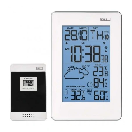 Termometry-i-stacje-pogodowe - stacja meteorologiczna na baterie z czytelnym wyświetlaczem e3003 emos 