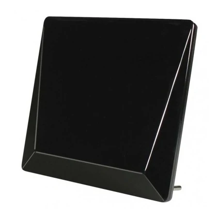 Dekodery-i-anteny - czarna antena pokojowa z wbudowanym wzmacniaczem i osobnym zasilaczem dvb-t2 lte/4g j0657 emos 