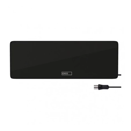 Dekodery-i-anteny - antena pokojowa czarna z wbudowanym wzmacniaczem dvb-t2 j0659 emos 
