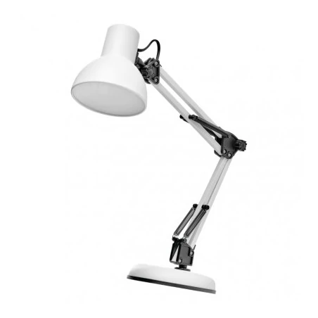 Lampki-biurkowe - lampa biurkowa typu pixar biała e27 48 cm lucas e27 z7609w emos 