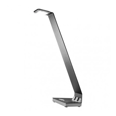 Lampki-biurkowe - nowoczesna lampa biurkowa led 3w 4000k czarna alvin z7607b emos 