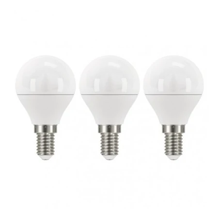 Gwint-trzonek-e14 - komplet 3 żarówek led mini globe 5w-40w e14 ciepła 470lm 3 lata emos zq1220.3 