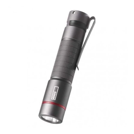 Latarki-led - metalowa latarka cree led na baterie szara 1xaa p3160 p3160 emos 