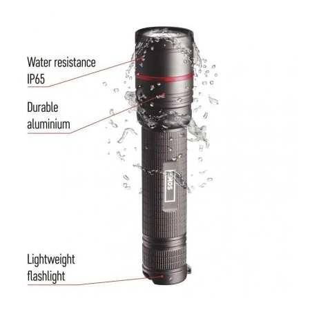 Latarki-led - wysokiej jakości metalowa latarka ładowalna cree led ip65 600lm p3180 emos 