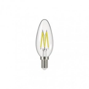 Gwint-trzonek-e14 - żarówka led filament świeczka 6w-60w e14 neutralna 806lm 3 lata emos z74204 