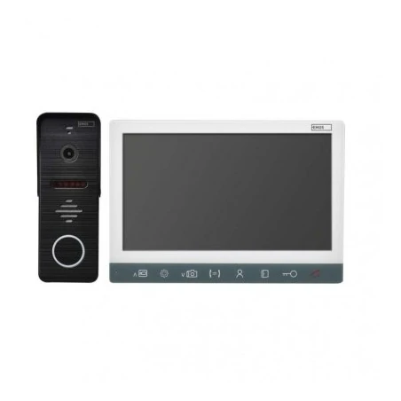 Wideodomofony - h3010 wideodomofon wyświetlacz full hd 7cali komplet em-10ahd emos 