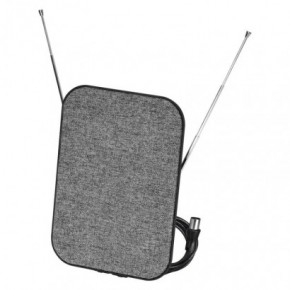 Dekodery-i-anteny - szara antena pokojowa z zewnętrznym wzmacniaczem dvb-t2 j0687 emos