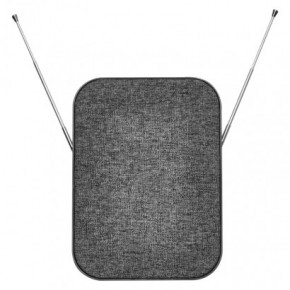 Dekodery-i-anteny - szara antena pokojowa z zewnętrznym wzmacniaczem dvb-t2 j0687 emos 