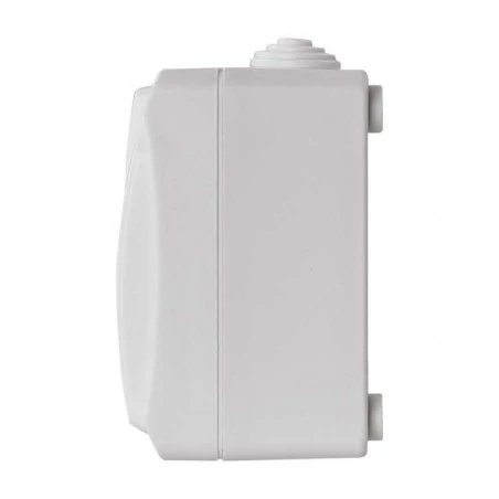 Gniazda-pojedyncze-natynkowe - gniazdo natynkowe+włącznik schodowy biały matowy ip44 a1397.5 emos 