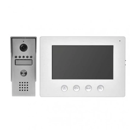 Wideodomofony - wideodomofon 7" komplet łatwy montaż em-03m 2wire h2050 emos 