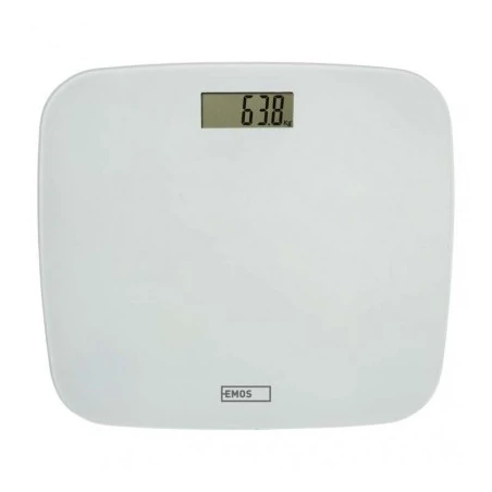 Wagi-kuchenne-i-lazienkowe - biała waga łazienkowa klasyczna do 180kg na baterie ev110 emos 