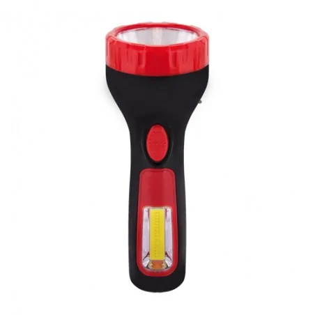 Latarki-led - latarka akumulatorowa led zimne światło 1w+3w ip44 6500k traper led 03932 ideus 