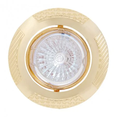 Oprawy-sufitowe - sufitowa oprawa punktowa złota 12v leylak 01320 ideus 