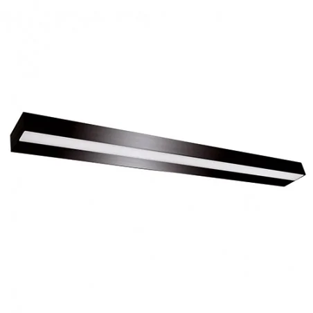 Kinkiety-lazienkowe - nowoczesna minimalistyczna oprawa do łazienki czarna cyber 14w 03969 ideus 