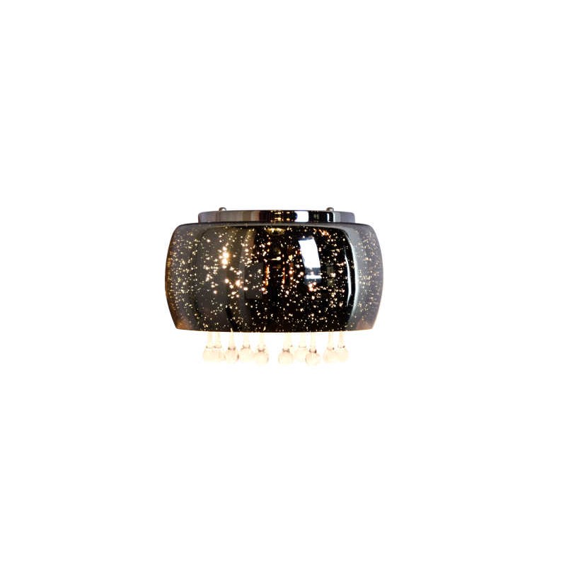 Kinkiety - okrągły kinkiet na dwie żarówki g9 chrom+kryształki julia 317438 polux firmy POLUX 