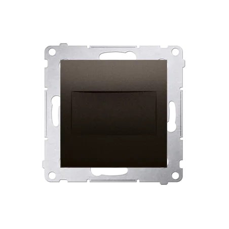 Zaslepki - zaślepka z mostkiem brąz mat dps.01/46 simon 54 kontakt-simon 