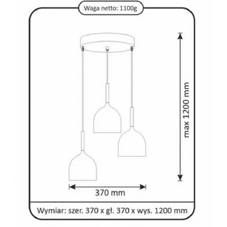 Lampy-sufitowe - lampa sufitowa potrójna w trzech uniwersalnych kolorach 3xe27 il mio avola 316585 polux 