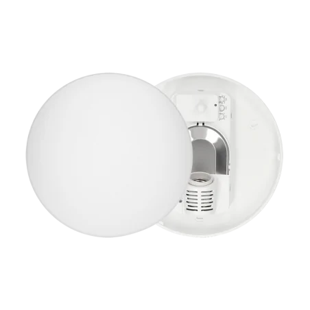 Plafony - plafon z mikrofalowym czujnikiem ruchu na wymienne źródło światła e27 marin or-pl-303we27smm orno 