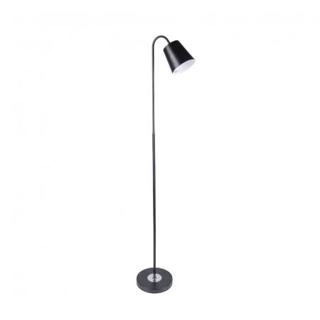 Lampy-stojace - lampa podłogowa klasyczna czarna minimalistyczny styl eva vo1246 volteno 