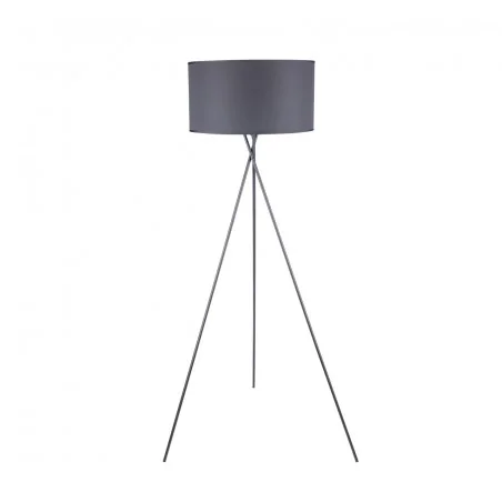 Lampy-stojace - czarna lampa stojąca trójnóg vanessa vo2159 volteno 