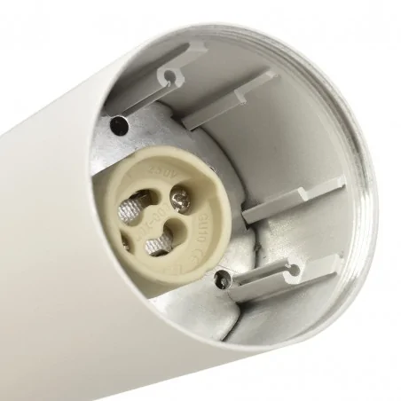 Oswietlenie-sufitowe - spot oświetleniowy biała tuba ruchoma mica gu10 ml6087 eko-light 