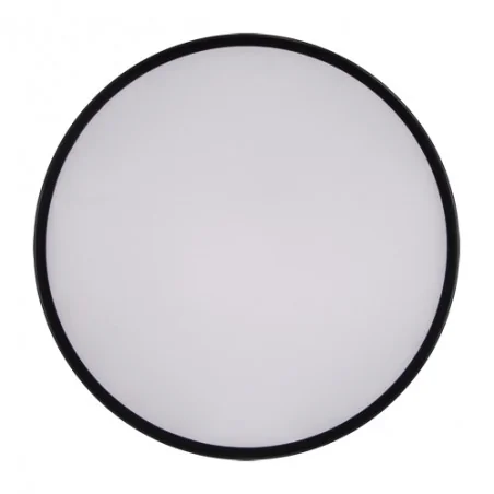 Plafony - plafoniera led okrągła w czarnej obudowie 48w totem 03928 ideus 