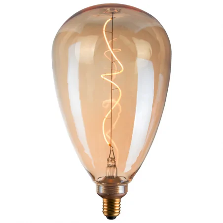 Zarowki-dekoracyjne - dekoracyjna żarówka led z filamentem e27 4w s173 317803 polux 