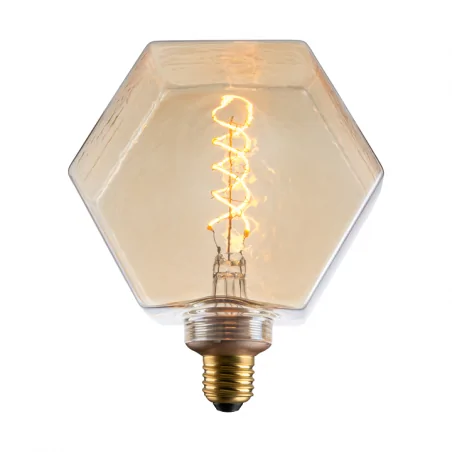 Zarowki-dekoracyjne - dekoracyjna żarówka led e27 4w 1800k 260lm vintage amber 317889 polux 
