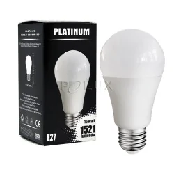 Gwint-trzonek-e27 - żarówka led o mocy 15w e27 ciepła 3000k 1521lm a60 305695 polux 