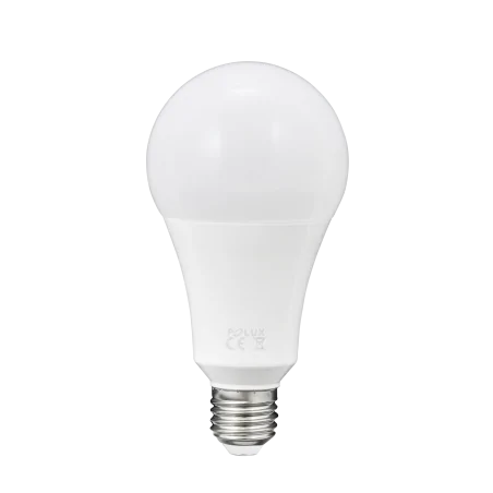 Gwint-trzonek-e27 - żarówka led e27 o mocy 20w ciepła 3000k 2000lm a80 307620 polux 