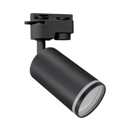 Oswietlenie-szynowe - oprawa sufitowa na szynoprzewód czarna gu10 35w zula tra 03992 ideus 