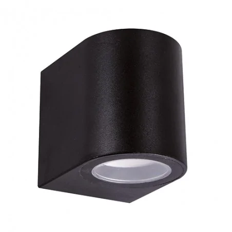 Kinkiety-ogrodowe - oprawa zewnętrzna ścienna hermetyczna czarna gu10 gamp 04016 ideus 