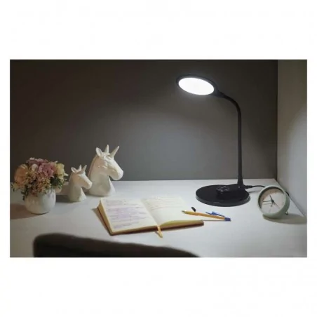 Lampki-biurkowe - czarna lampka biurkowa led 7w 3000k/4000k/6000k ruby z7616b emos 