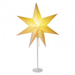 Dekoracje-swiateczne-led - biały świecznik gwiazda dekoracja świąteczna na żarówkę e14 dcaz14 emos