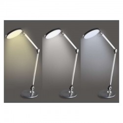 Lampki-nocne - nowoczesna lampa biurkowa z wbudowaną ładowarką led 10w 3000k/4000k/6000k karen z7615 emos 