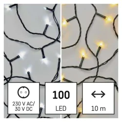 Oswietlenie-choinkowe - lampka choinkowa 8 programów do wyboru 100xled 2w1 10m ip44 d4al05 emos 