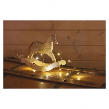 Dekoracje-swiateczne-led - świecąca dekoracja świąteczna -łezka 10xled 0,9m 2xaa ciepła biel, ip20  ip20 timer d3aw06 emos 