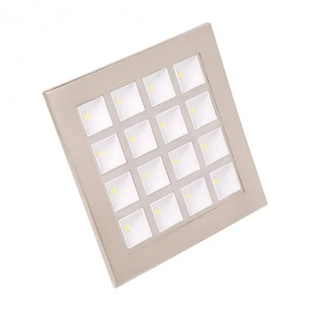 Oprawy-sufitowe - oprawa sufitowa led wpuszczana kwadratowa 2700k 01711 ideus 