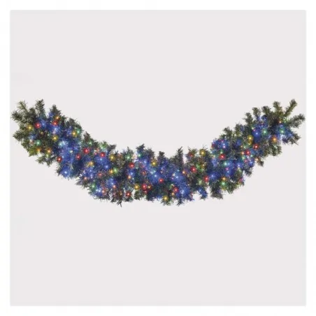 Oswietlenie-choinkowe - kolorowe światełka choinkowe - jeżyk, 600xled 12m, multikolor, ip44, timer d4bm03 emos 