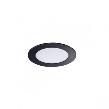 Oprawy-sufitowe - oprawa sufitowa typu downlight w kolorze czarnym 6w 3000k rounda v2led6w-ww-b 33562 kanlux 