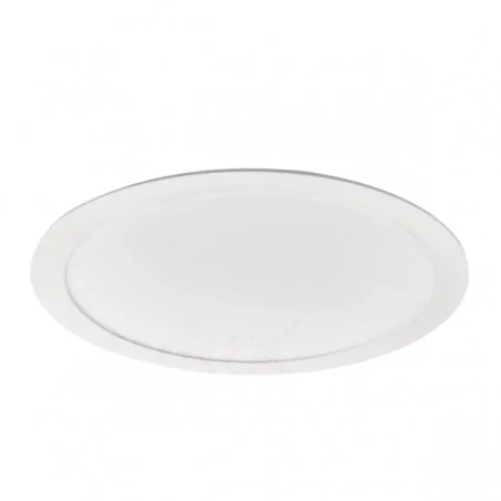 Oprawy-sufitowe - oprawa sufitowa led typu downlight w kolorze białym 24w 3000k rounda v2led24w-ww-w 33524 kanlux 