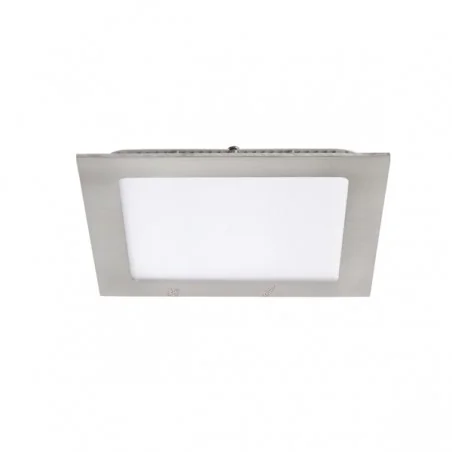 Oprawy-sufitowe - kwadratowa oprawa sufitowa led downlight nikiel satynowy 12w 4000k katro v2led 12w-nw-sn 27214 kanlux 