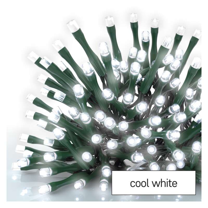 Oswietlenie-choinkowe - światełka choinkowe classic 100xled 5m zimna biel, ip20 d4gc02 emos firmy EMOS 