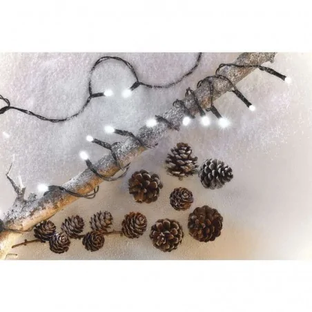 Oswietlenie-choinkowe - światełka choinkowe classic 100xled 5m zimna biel, ip20 d4gc02 emos 