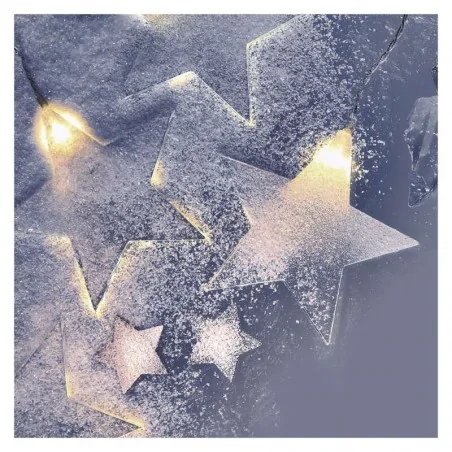 Dekoracje-swiateczne-led - girlanda świąteczna led dekoracja wisząca na okno w kształcie gwiazdek z timerem dcgw02 emos 