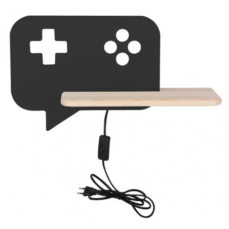 Oswietlenie-do-pokoju-dzieciecego - lampa ścienna konsola dla gracza z przewodem 5w led kids console 21-19684  candellux 