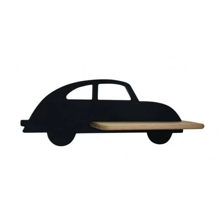 Oswietlenie-do-pokoju-dzieciecego - lampka ścienna led z półką czarne auto 5w led kids car 21-84781 candellux 