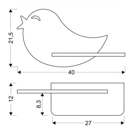 Oswietlenie-do-pokoju-dzieciecego - lampka ścienna różowy ptaszek do pokoju dziecka kids bird 21-84736 candellux 